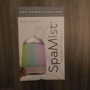 NIB- SpaRoom SpaMist Essential Oil Diffuser